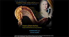 Desktop Screenshot of harpistofsantabarbara.com