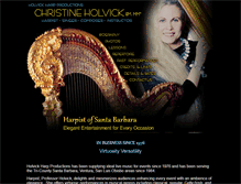 Tablet Screenshot of harpistofsantabarbara.com